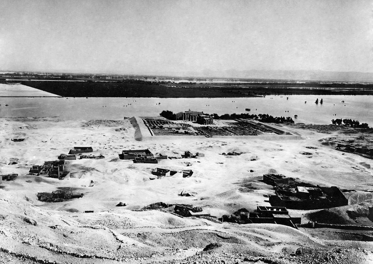 Photographie Gaddis Ramesseum (113), 1925. (© KIK-IRPA, Bruxelles, inv. n°A5504).