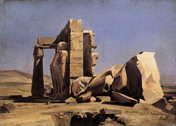 Charles Gleyre, Temple égyptien, 1840 © Musée Cantonal des Beaux-Arts de Lausanne.