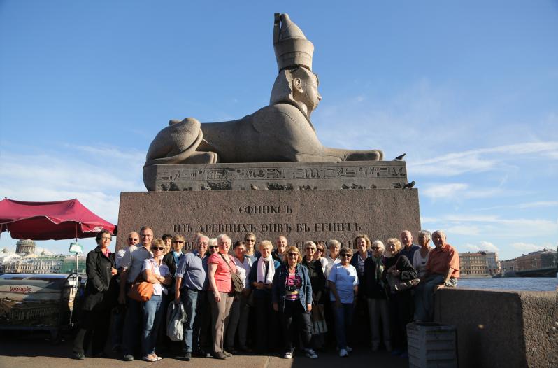 Les membres de l'ASR à Saint-Petersbourg