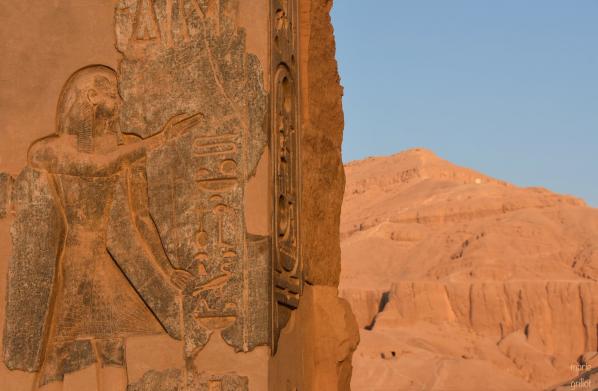 Le Ramesseum, temple de millions d'années de Ramsès II sur la rive ouest de Louqsor