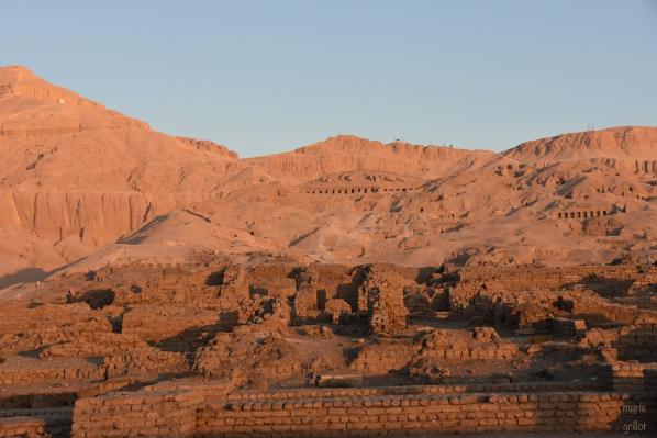 Dépendances du Ramesseum, temple de millions d'années de Ramsès II sur la rive ouest de Louqsor