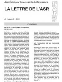 Lettre asr 1 decembre 2005 1