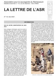 Lettre ASR n°19