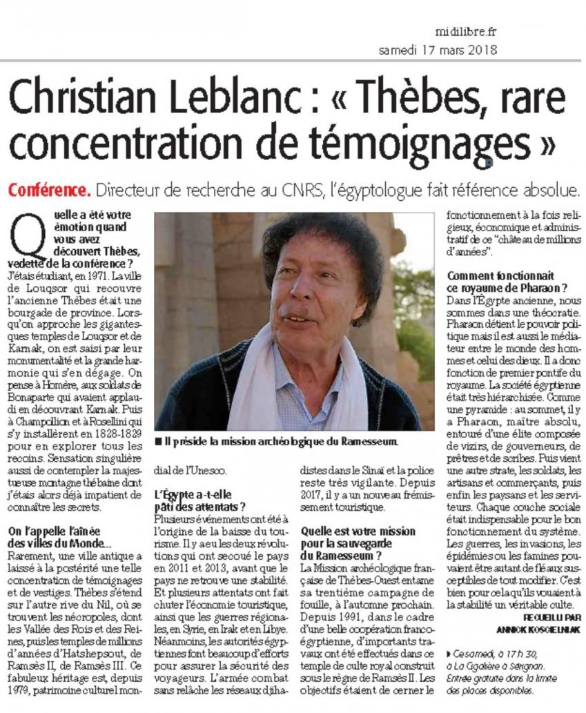 Midi libre mars 2018